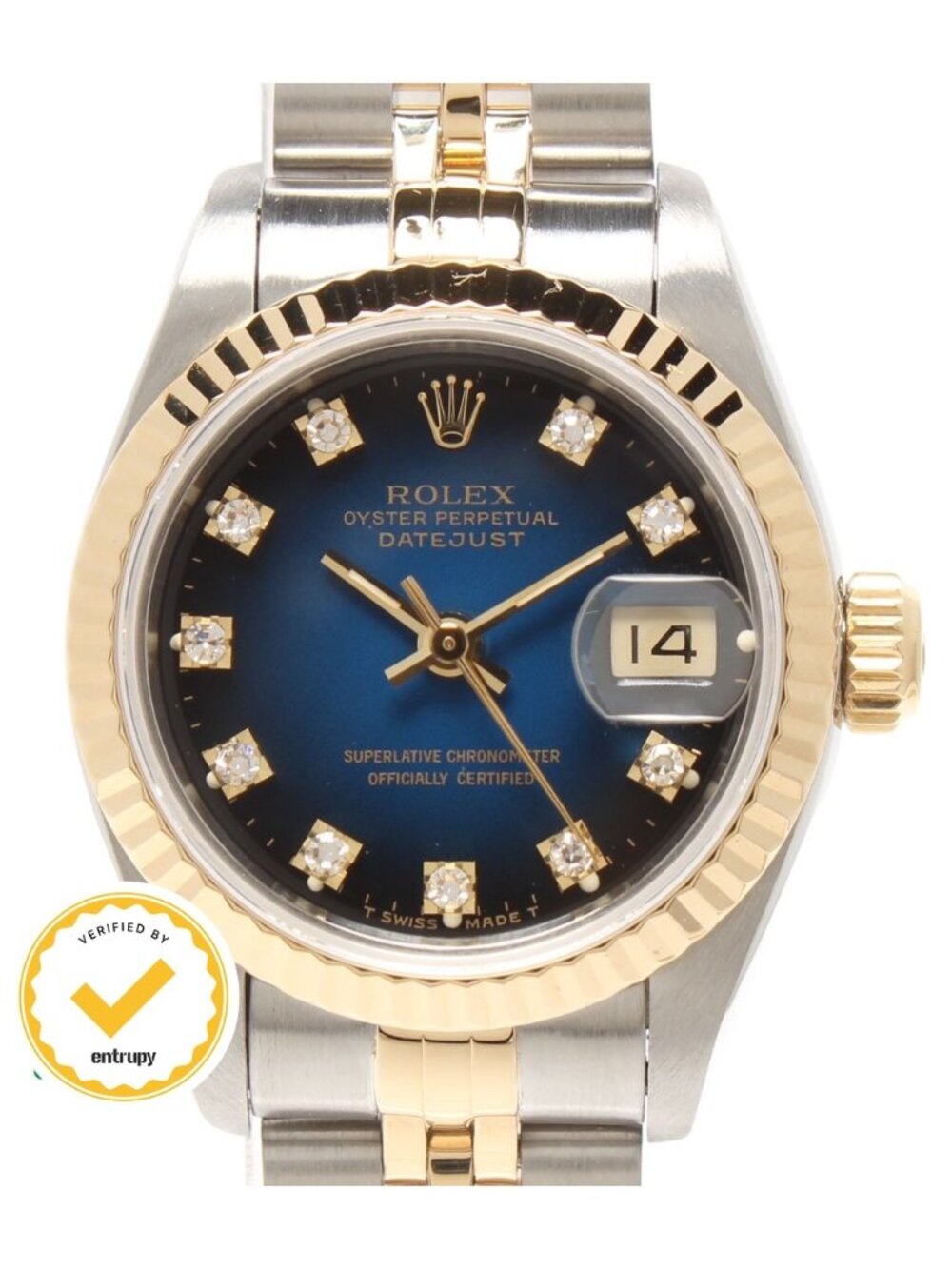 Rolex Watch Dayjust Automatic Blue